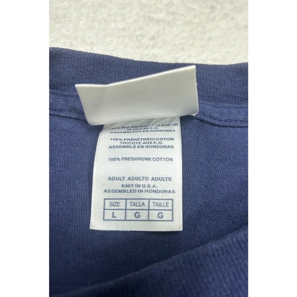 Vtg Y2K Dale Earnhardt Jr #88 National Guard NASCAR Navy Blue T-shirt Size Large - Picture 4 of 8